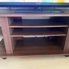 (対応中)シャープ40型とテレビ台セットでの画像