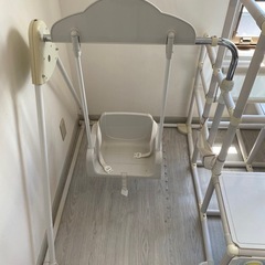 ジャングルジム　ブランコ、滑り台付きの画像
