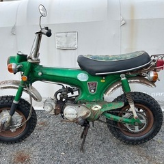 ホンダ ダックスST50 6V 花柄シート レトロの画像