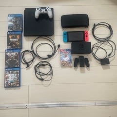スイッチ、プレステ4
