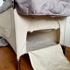 ネビオ ベビーベッド プレイヤード 折りたたみの画像