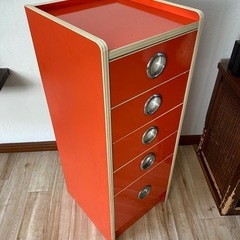 （譲り先決定）昭和レトロ！レトロポップ！収納棚の画像