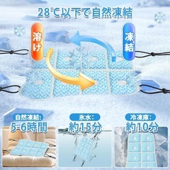 リュック冷感パッド Ninonly 熱中症対策 リュック冷却パッド 暑さ対策 背中冷却パッド リュック用冷感パッド PC-Mマット 接触冷感 背中ひんやり冷感パッド 通勤 通学 大人子供兼用 背部冷却 夏用 汗臭防止 長時間涼感 アウトドア 新学期推荐の画像