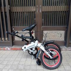 折りたたみ自転車　14インチの画像