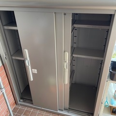 YODOKO ヨドコウ (ESD PL15)スチール物置 シルバー
の画像