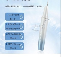 【未開封】 【送料無料】 超音波歯クリーナー 口腔洗浄器の画像