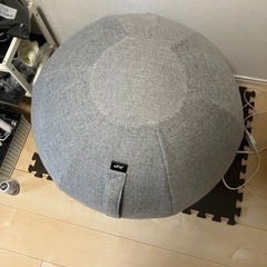 uFit グレー バランスボール　ファブリックカバー付　65cmの画像