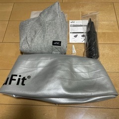uFit グレー バランスボール　ファブリックカバー付　65cmの画像