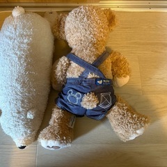 ダッフィーSサイズ＆クマのぬいぐるみの画像