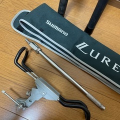 【受け渡し予定者あり】釣竿 海釣り TAMAN HUNT 480 ピトン等　まとめての画像
