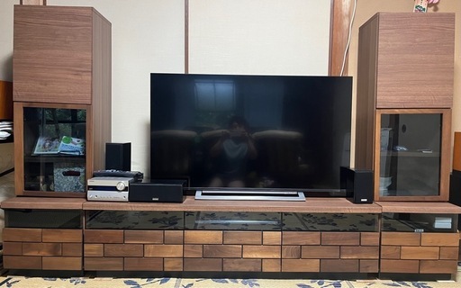 ニトリ　レンガ調ローボード、サイドキャビネット