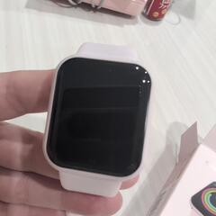 スマートウォッチ・薄ピンク色の画像