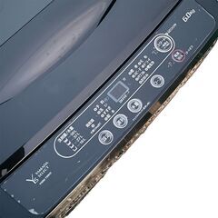 ★動作確認済み★洗濯機　2022年製　6kg　ブラック　ヤマダ電機オリジナル　YWM-T60H1の画像
