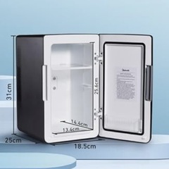 値下げコンパクト冷蔵、保温庫の画像