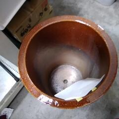 陶器の傘立て 84153の画像