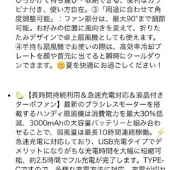ハンディファン使用一度のみの画像