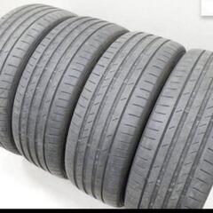 車　ホイール　19インチ　4本セット　タイヤ付き　ホットスタッフ　プレシャス　HM-3の画像