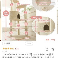 キャットタワーの画像