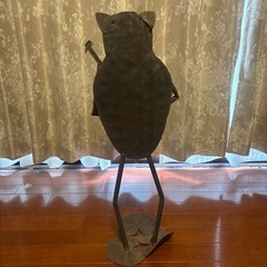 鉄製　動物　オブジェの画像