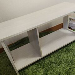 テレビ台　木製　白の画像