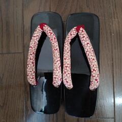 浴衣帯、帯、下駄セットの画像