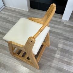 タンスのゲン　キッズチェア 勉強椅子 足置きの画像