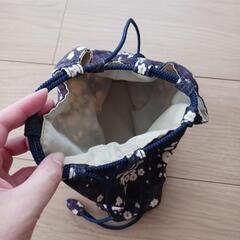 和風巾着バッグの画像