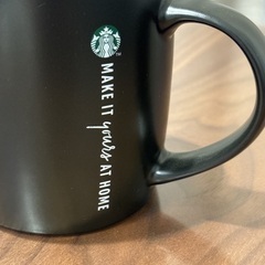 【新品・未使用】Starbucks スターバックス　限定マグカップ　2個セット　370ml　黒　陶器製の画像
