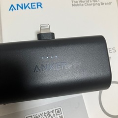 Anker モバイルバッテリー lightning　今年4月購入品　　の画像