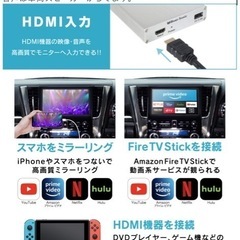 トヨタ　80ハリアー用HDMIアダプタ　HVXT02の画像