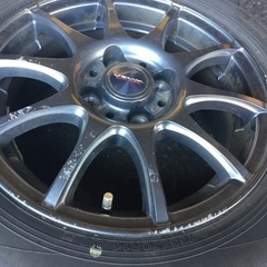 VELVA 165/70R14 アルミホイール付夏タイヤ 4本セットの画像