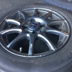 VELVA 165/70R14 アルミホイール付夏タイヤ 4本セットの画像