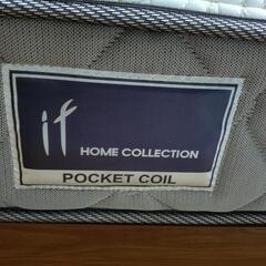 ダブルベッド　腰痛防止　HOME COLLECTIONの画像