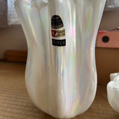 クラタ　クラフトガラス　花瓶？
の画像