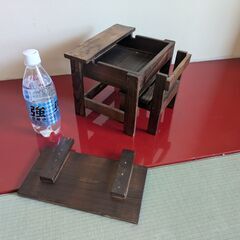 イス＆机のミニチュアの画像