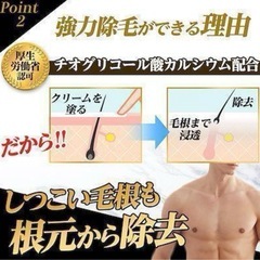 ‼ツルスベお肌‼除毛クリーム 除毛剤 脱毛 男女 敏感肌 低刺激 日本製 全身4本の画像
