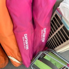 【夏のまとめ売り】キャンプチェア4脚＋折りたたみテーブル＋オール付きボートセット！の画像