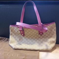 💕GUCCI グッチ 137396 GG ハンドバッグ キャンバス レディース　保管袋付💕の画像