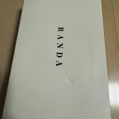 RANDA レース　パンプス　オフホワイト　結婚式　ウエディングシューズの画像