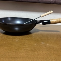 【新品未使用】いため鍋（お玉付）の画像