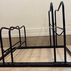 金属製自転車スタンド 2台用の画像