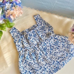  2点セット 子ども服 110サイズ　キャミソール+ロングパンツ  夏服【ハンドメイド】の画像