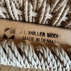 極美品　J.L.Moller jlモラー チーク材 ウェグナー　yチェアの画像