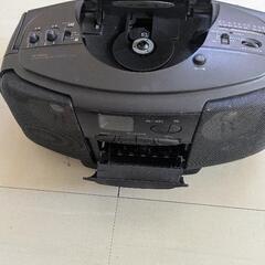 HITACHI　CDラジカセ　カセットも入りますの画像