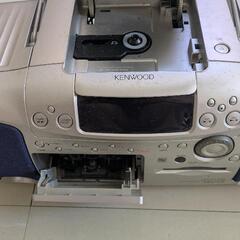 KENWOOD　CDラジカセ　カセットも入りますの画像