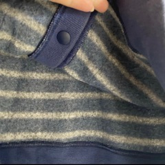ZIP WORKS ジップワークス【150】キッズサイズ　ボーダーカーディガンの画像