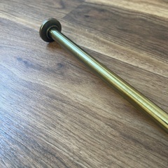 新品未使用おしゃれな突っ張り棒カーテンレール132センチ〜228センチの画像
