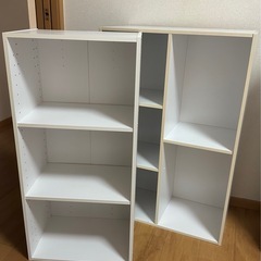 【27日までにお引き取り可能な方優先】カラーボックス 2点の画像