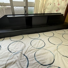 ダブルベッド　マット付き　お引取り限定の画像