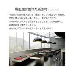 三条たたみ マカロン 畳クッションの画像